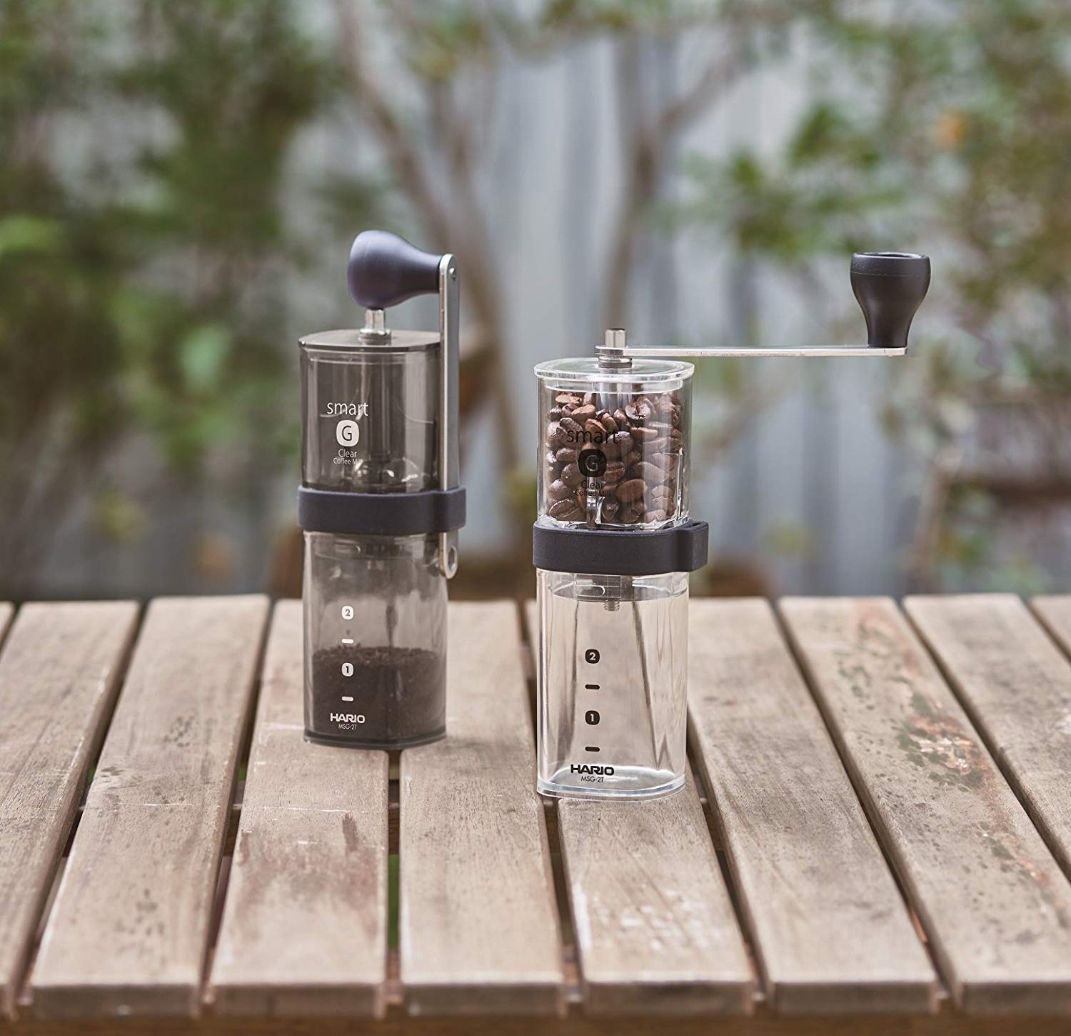 (預訂|全港免運) HARIO 24g容量 SMART-G 便利手搖/手動磨咖啡豆機 Coffee Mill MSG-2【約10-15個工作日內寄出】 - Premium Mall HK