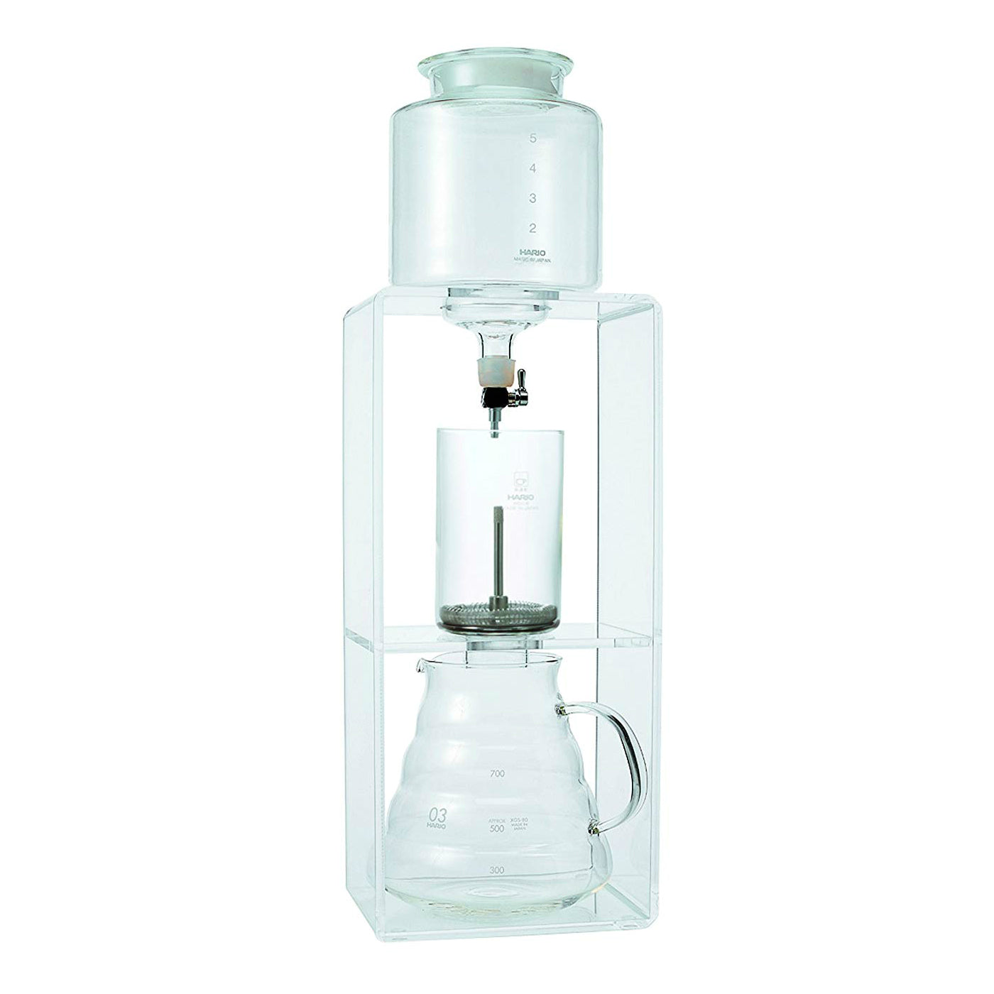 (預訂|全港免運) HARIO 壓克力架 水滴式冰滴咖啡壺 Water Dripper (約2-6杯) WDC-6【約10-15個工作日內寄出】 - Premium Mall HK
