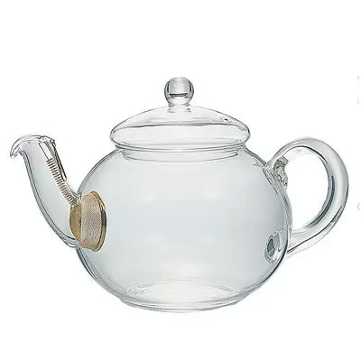 (預訂|全港免運) Hario 鍍金濾器 耐熱玻璃茶壺 Jumping Tea Pot 500ml/800ml JP-2/JP-4【約10-15個工作日內寄出】