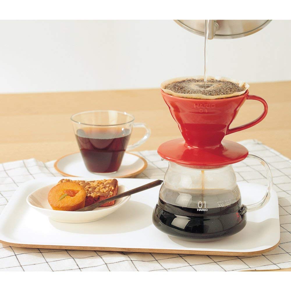 (預訂|全港免運) HARIO V60 02 陶瓷咖啡濾杯 Ceramic Dripper 1-4杯 VDC-02【約10-15個工作日內寄出】 - Premium Mall HK