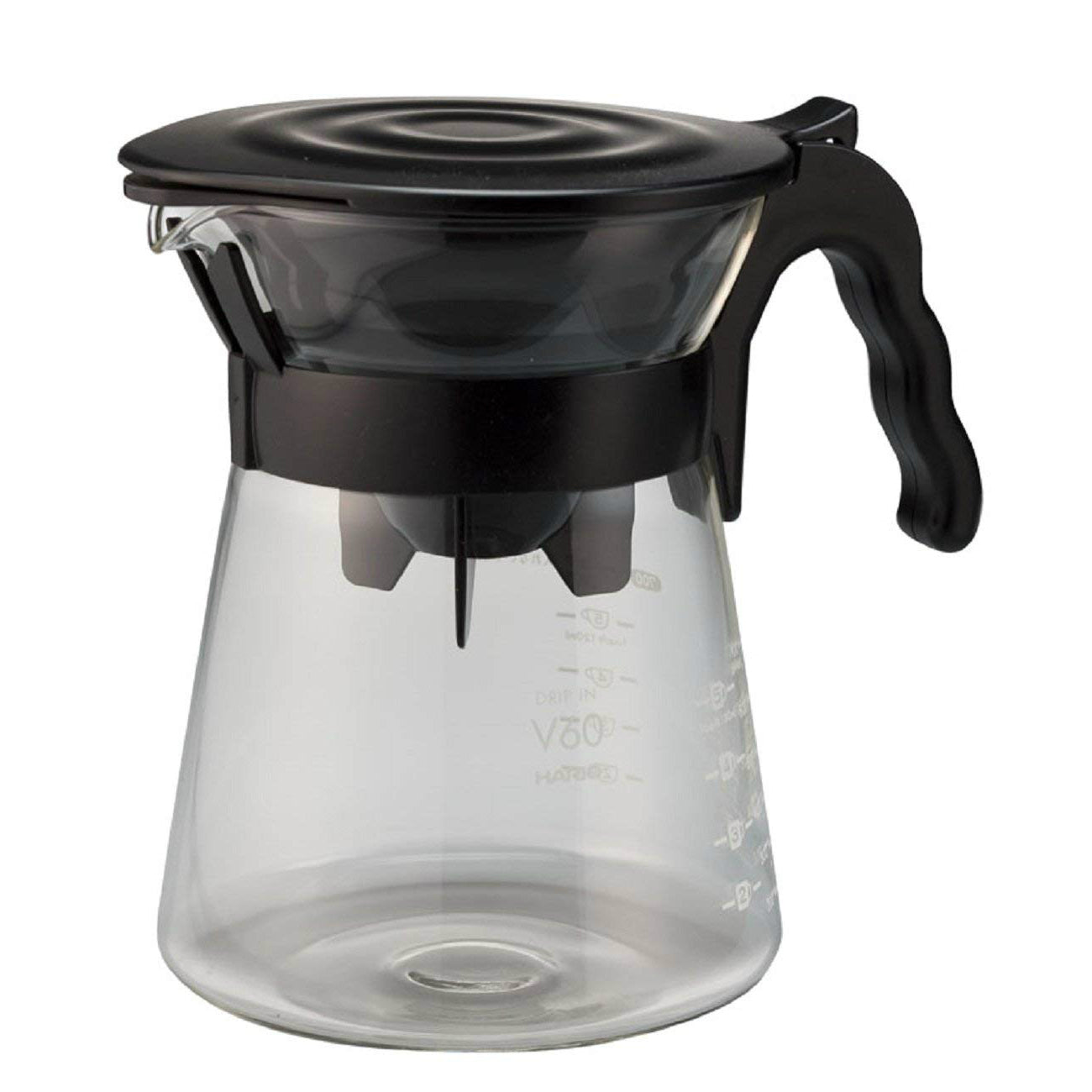 (預訂|全港免運) HARIO V60 冷熱兩用咖啡壺 Drip-in (700ml) VDI-02B【約10-15個工作日內寄出】 - Premium Mall HK