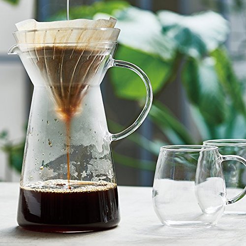 (預訂|全港免運) HARIO V60 玻璃濾杯 玻璃冷泡咖啡壺 Glass Iced Coffee Maker (700ml) VIG-02T【約10-15個工作日內寄出】 - Premium Mall HK