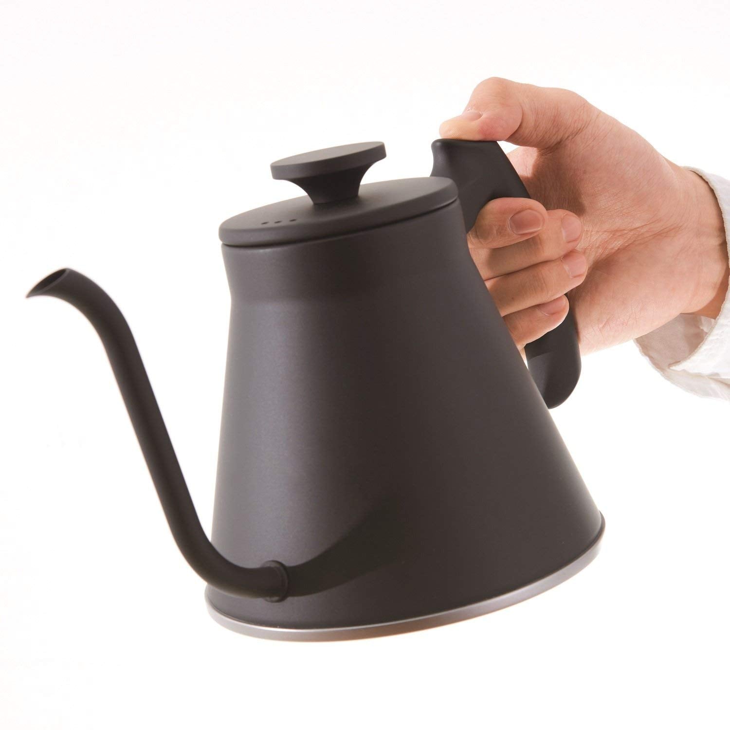 (預訂|全港免運) HARIO 日本製 FIT版 V60不銹鋼細口咖啡手沖壺 Drip Kettle (800ml) VKF-120【約10-15個工作日內寄出】 - Premium Mall HK