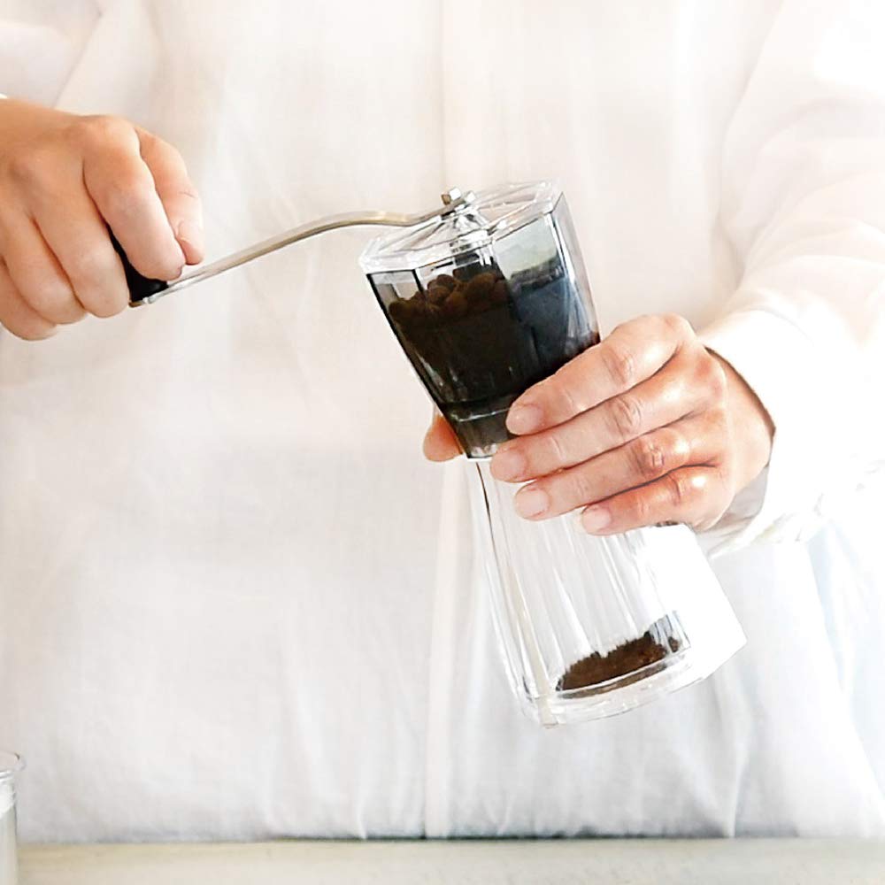 (預訂|全港免運) HARIO 日本製 36g容量 歐酷朵手搖/手動磨咖啡豆機 OCTO Coffee Mill MOC-3-TB【約10-15個工作日內寄出】 - Premium Mall HK