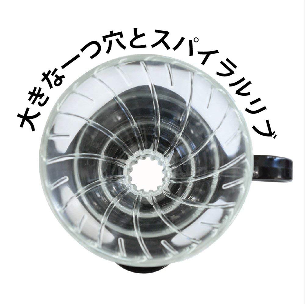 (預訂|全港免運) HARIO V60 02 耐熱玻璃咖啡濾杯 Glass Dripper 1-4杯 VDG-02【約10-15個工作日內寄出】 - Premium Mall HK