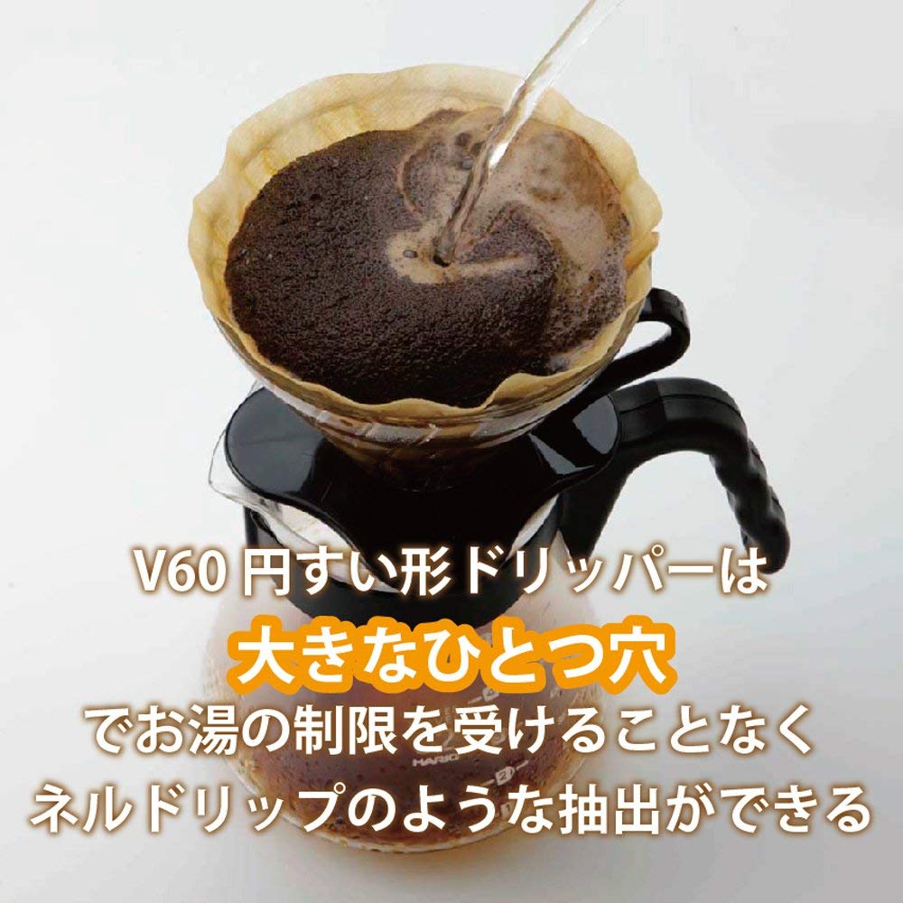 (預訂|全港免運) HARIO V60 02 耐熱玻璃咖啡濾杯 Glass Dripper 1-4杯 VDG-02【約10-15個工作日內寄出】 - Premium Mall HK