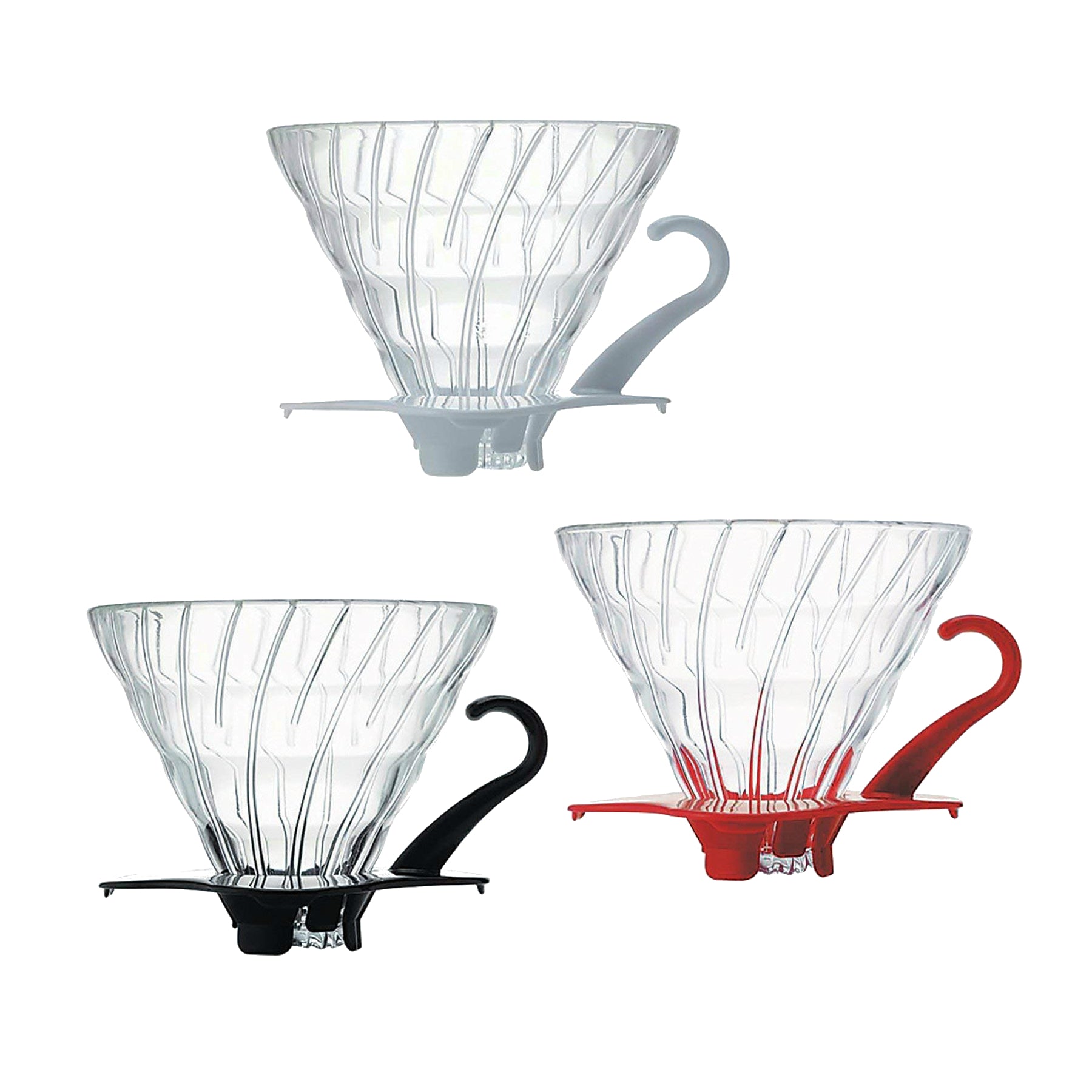 (預訂|全港免運) HARIO V60 02 耐熱玻璃咖啡濾杯 Glass Dripper 1-4杯 VDG-02【約10-15個工作日內寄出】 - Premium Mall HK