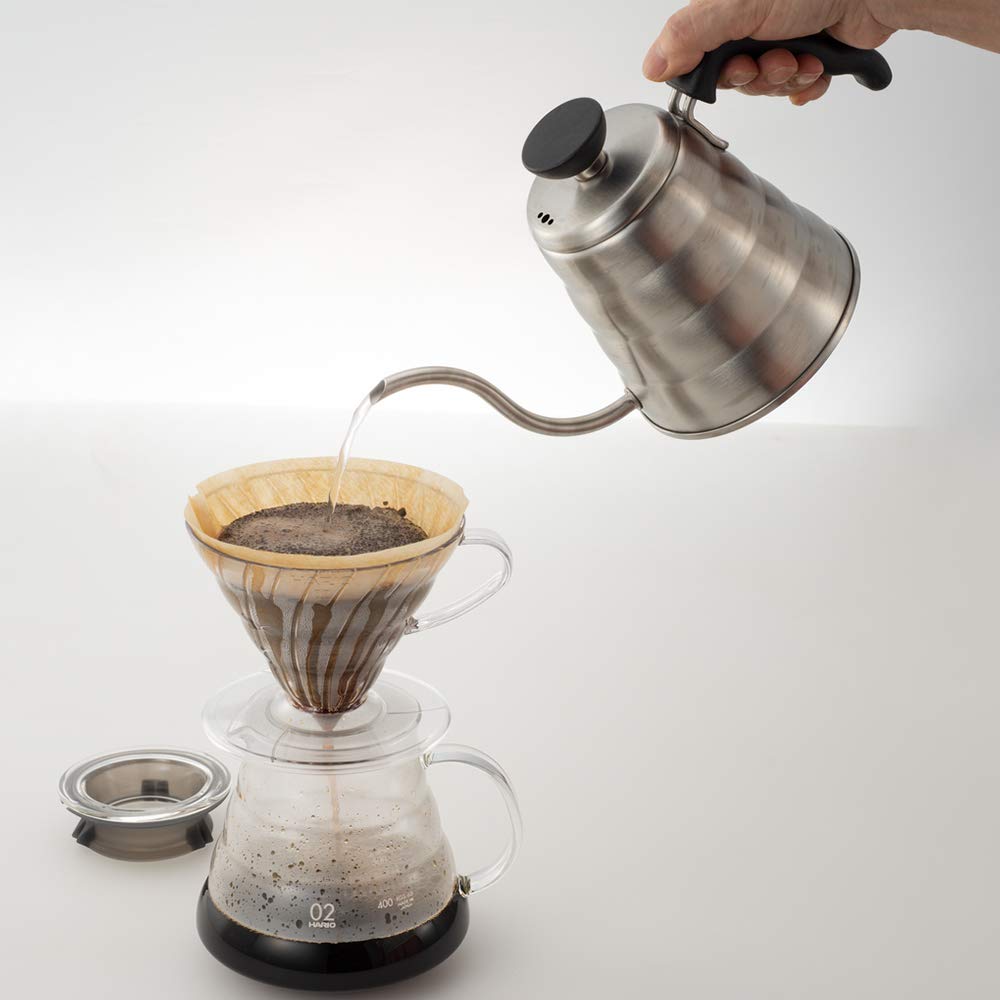 (預訂|全港免運) HARIO V60 迷你雲朵不銹鋼細口手沖壺 Drip Kettle VKB-70HSV (滿水700ml|實用500ml)【約10-15個工作日內寄出】 - Premium Mall HK