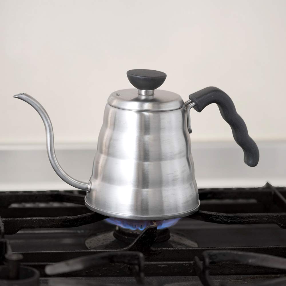 (預訂|全港免運) HARIO V60 迷你雲朵不銹鋼細口手沖壺 Drip Kettle VKB-70HSV (滿水700ml|實用500ml)【約10-15個工作日內寄出】 - Premium Mall HK