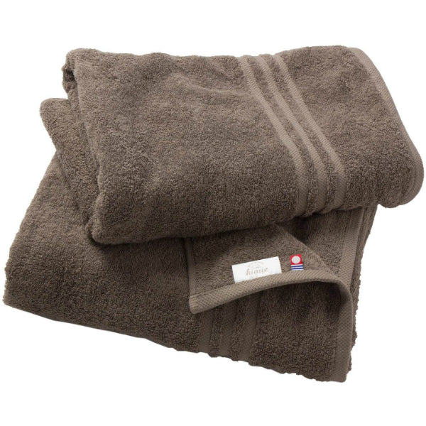 (預訂|全港免運) hiorie 日織惠 日本製 大浴巾 Bath Towels 今治認證 淨色系列 (60 x 120cm 1套2條)【約10-15個工作日內寄出】 - Premium Mall HK
