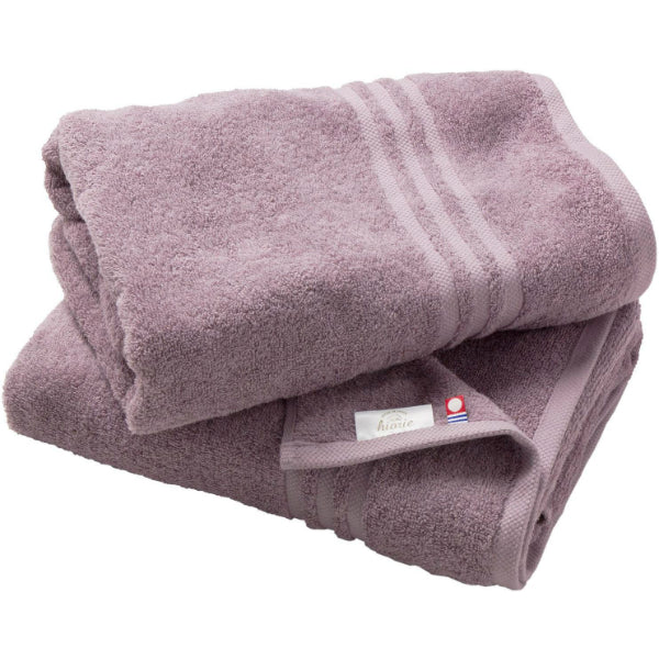 (預訂|全港免運) hiorie 日織惠 日本製 大浴巾 Bath Towels 今治認證 淨色系列 (60 x 120cm 1套2條)【約10-15個工作日內寄出】 - Premium Mall HK