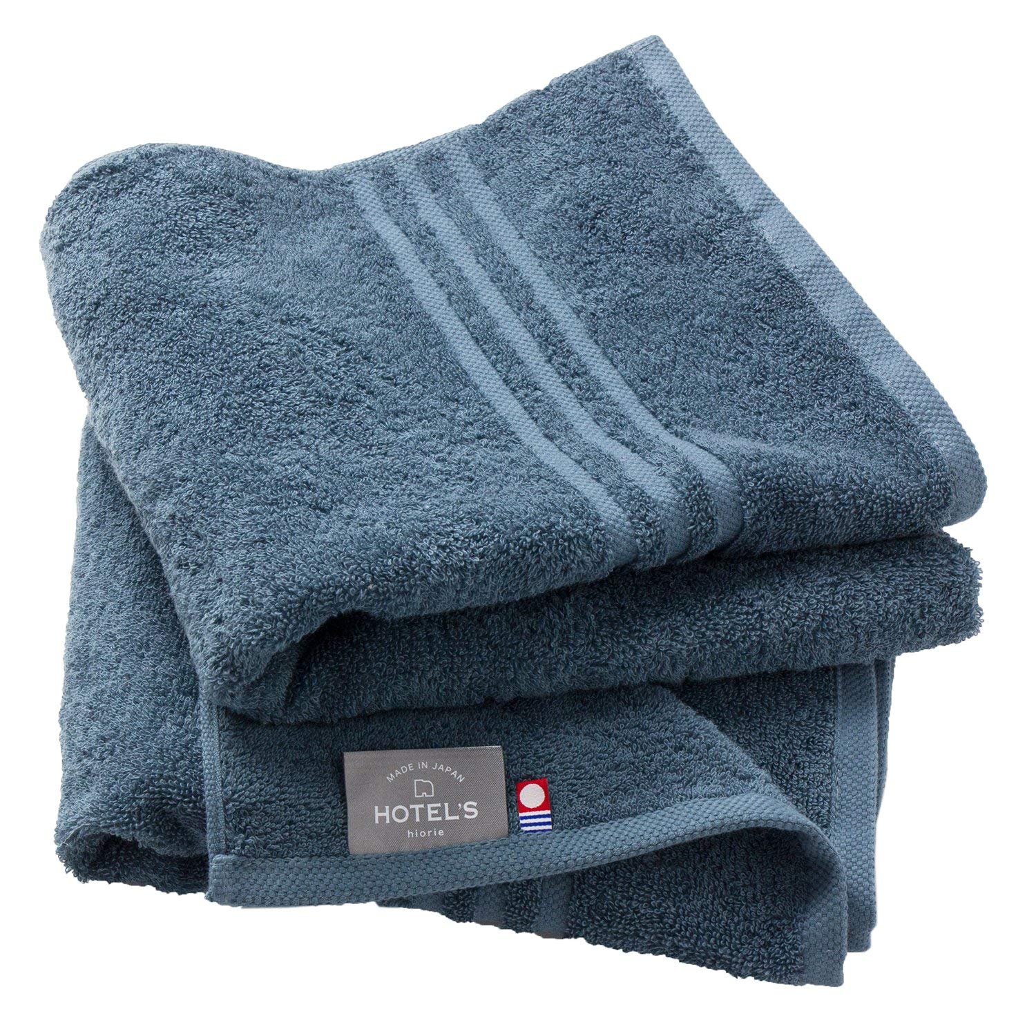 (預訂|全港免運) hiorie 日織惠 日本製 細浴巾 Mini Bath Towels 今治認證 淨色系列 (45 x 100cm 1套2條)【約10-15個工作日內寄出】 - Premium Mall HK
