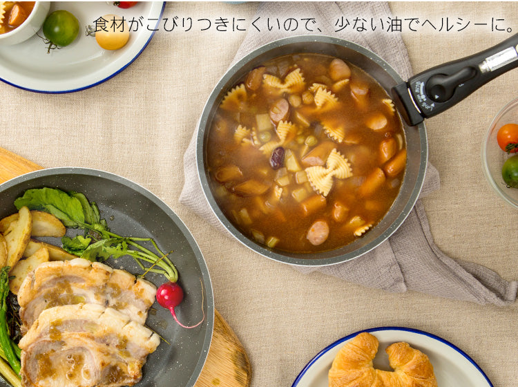 預訂|全港免運|Iris Ohyama - 日本品牌 可拆式把手 慳位方便 鍋具廚具套裝 IH對應 (6件裝 白色)【約10-15個工作日內寄出】