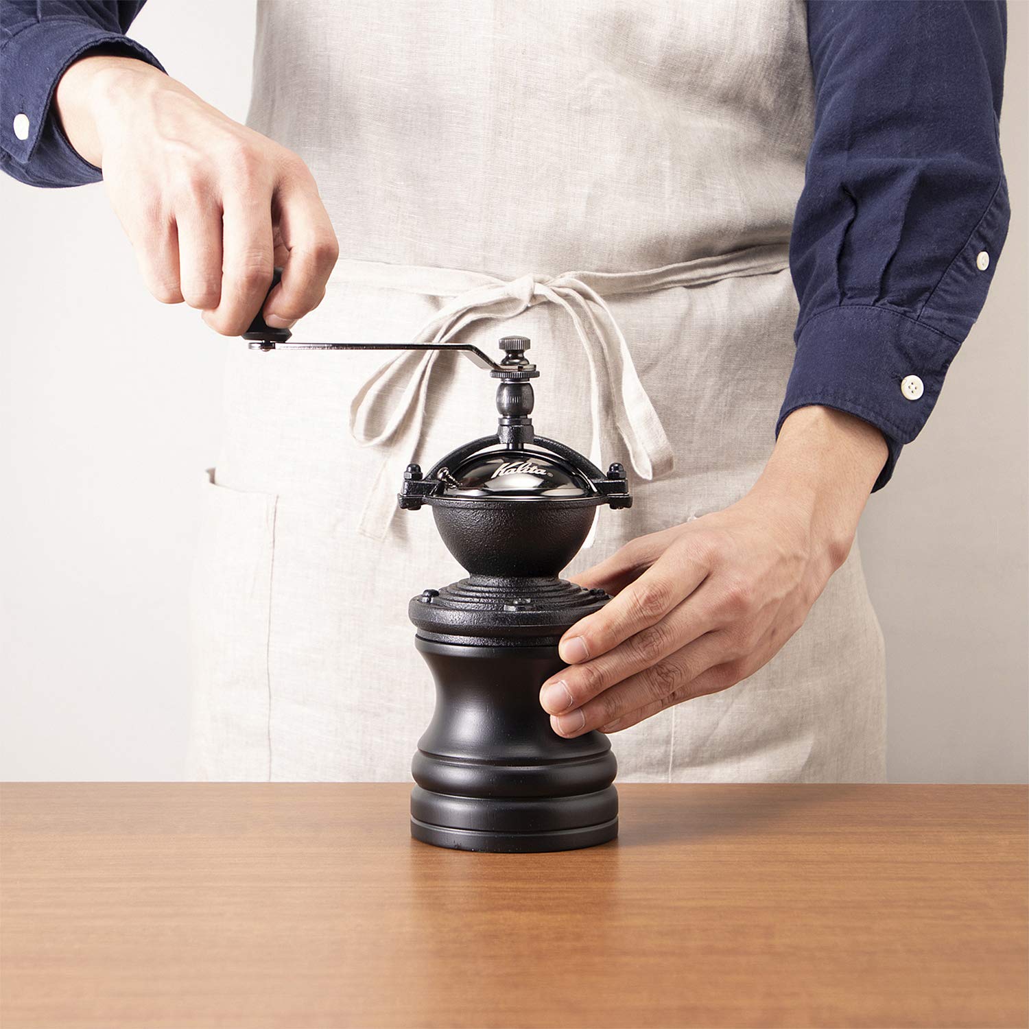 (預訂|全港免運) Kalita 經典圓頂細身造形 手搖/手動磨咖啡豆機 Round Slim Mill【約10-15個工作日內寄出】 - Premium Mall HK