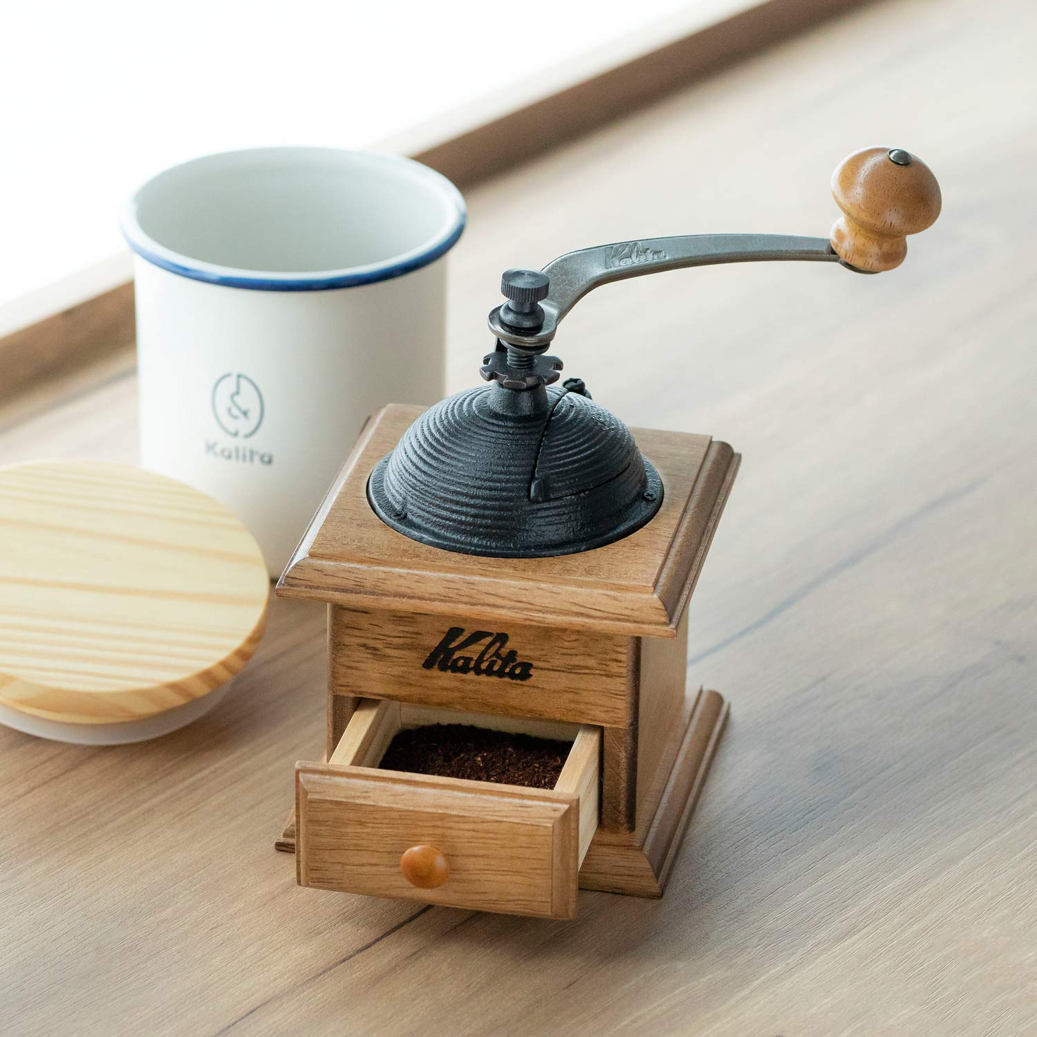 (預訂|全港免運) Kalita 圓頂方型 手搖/手動磨咖啡豆機 Dome Mill【約10-15個工作日內寄出】 - Premium Mall HK