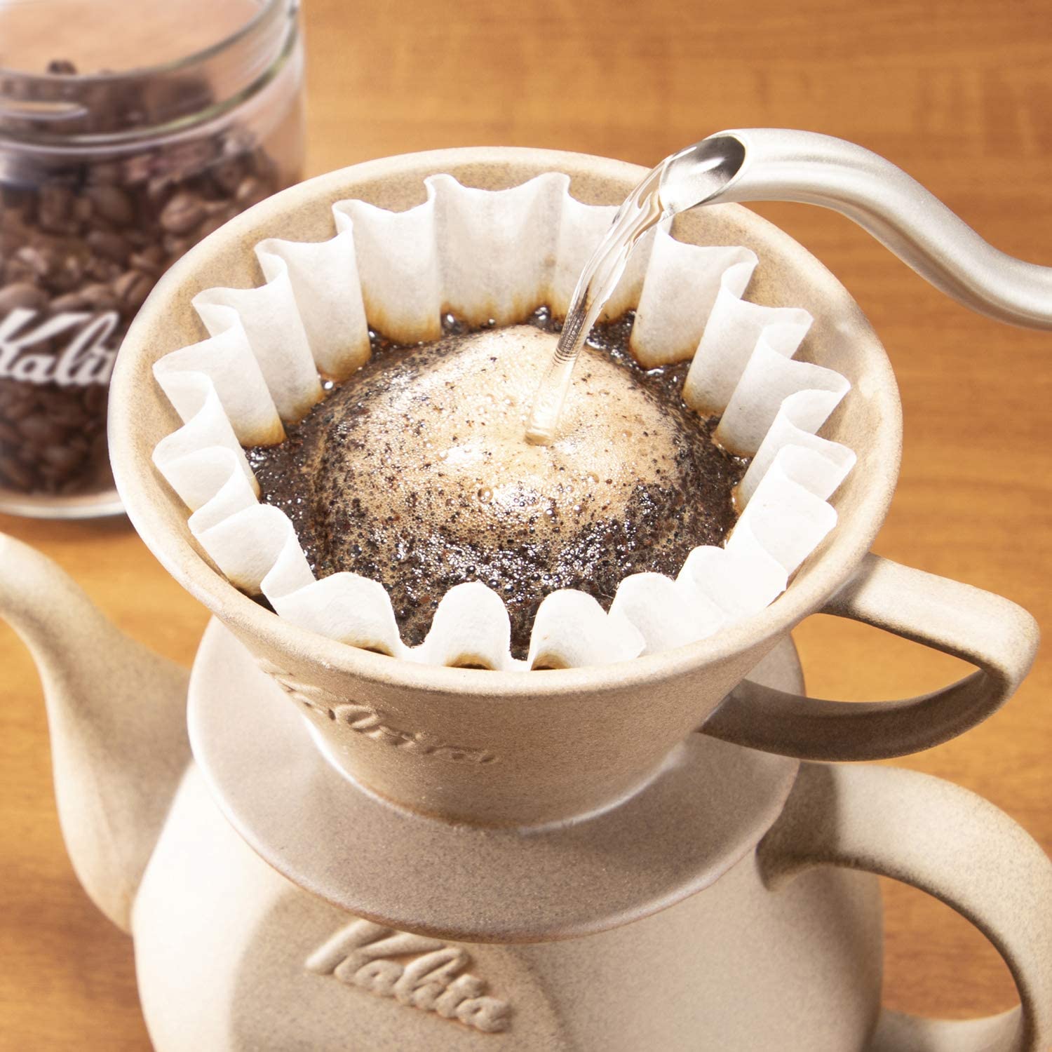 (預訂|全港免運) Kalita & TSUBAME 不銹鋼細口咖啡手沖壺 木柄 (1000ml) DP1000W【約10-15個工作日內寄出】