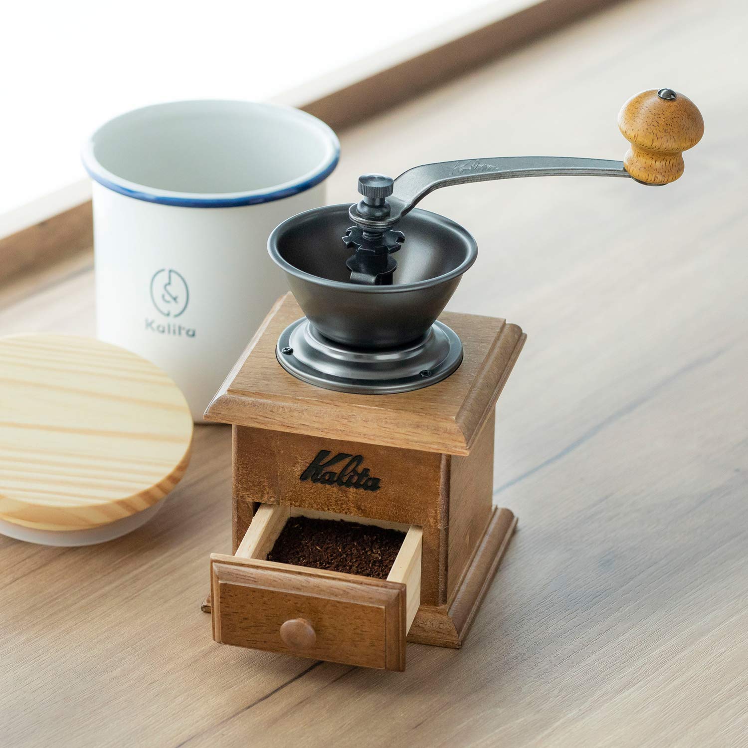 (預訂|全港免運) Kalita 迷你方型 手搖/手動磨咖啡豆機 Mini Mill【約10-15個工作日內寄出】 - Premium Mall HK