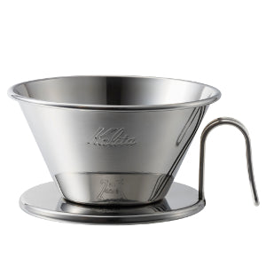 預訂|全港免運|KALITA & TSUBAME 不銹鋼咖啡濾杯 Stainless Wave Dripper WDS-155/WDS-185【約10-15個工作日內寄出】