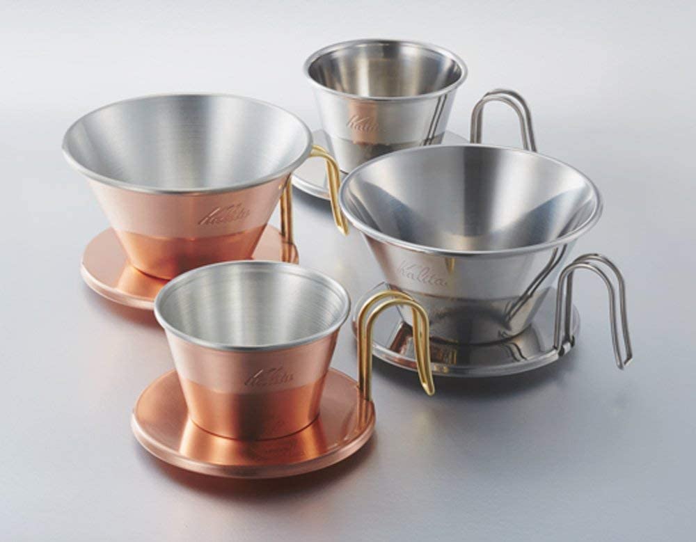 預訂|全港免運|KALITA & TSUBAME 不銹鋼咖啡濾杯 Stainless Wave Dripper WDS-155/WDS-185【約10-15個工作日內寄出】