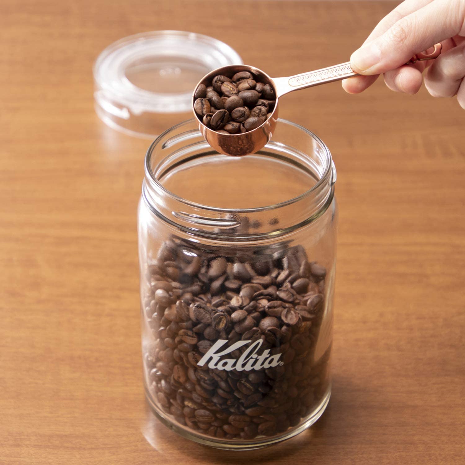 日本預訂|全港免運|Kalita - 玻璃咖啡豆儲存瓶 玻璃密封罐 All Clear Bottle【約10-15個工作日內寄出】
