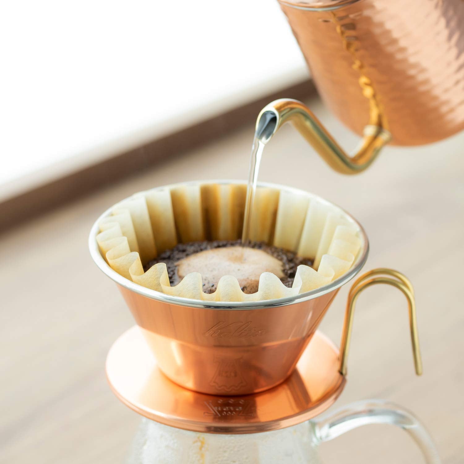 (預訂|全港免運) Kalita 細口銅製 咖啡手沖壺 Copper Pot 600 (滿水容量 600ml)【約10-15個工作日內寄出】 - Premium Mall HK