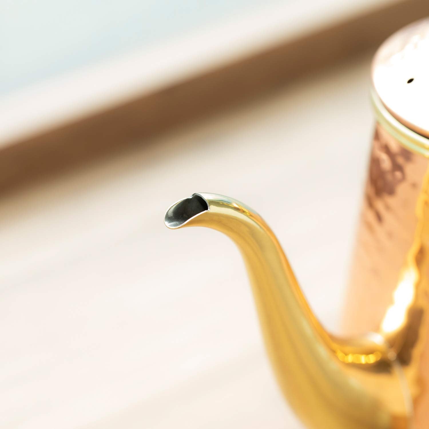 (預訂|全港免運) Kalita 鶴嘴銅製 咖啡手沖壺 Copper Pot (滿水容量 700ml)【約10-15個工作日內寄出】 - Premium Mall HK