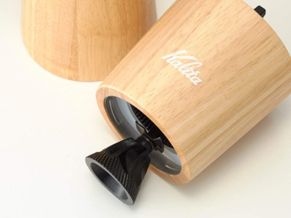 (預訂|全港免運) Kalita 英式復古 原木質感 手搖/手動磨咖啡豆機 Coffee Mill KV系列【約10-15個工作日內寄出】 - Premium Mall HK