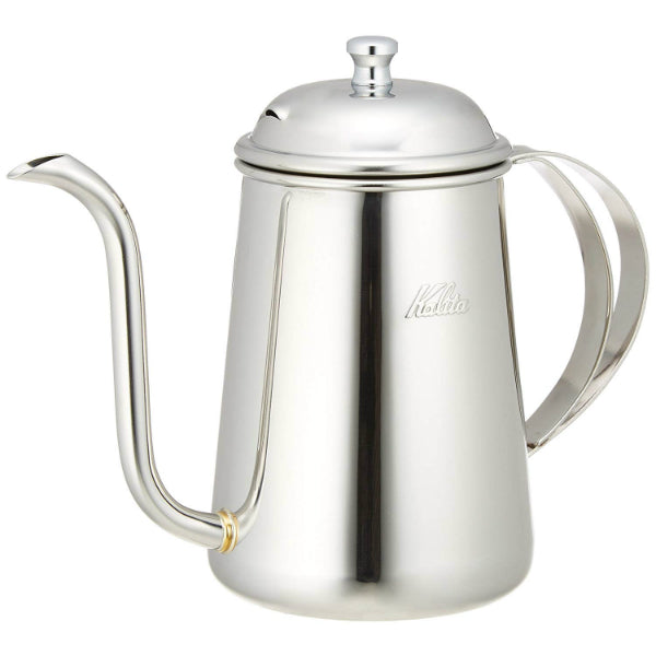 (預訂|全港免運) Kalita 不銹鋼原色細口 咖啡手沖壺 Stainless Thin-Spout Pot (0.7L)【約10-15個工作日內寄出】 - Premium Mall HK