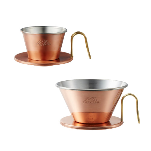 日本預訂|全港免運|KALITA - TSUBAME 銅製咖啡濾杯 Copper Wave Dripper WDC-155/WDC-185【約2-3星期內寄出】