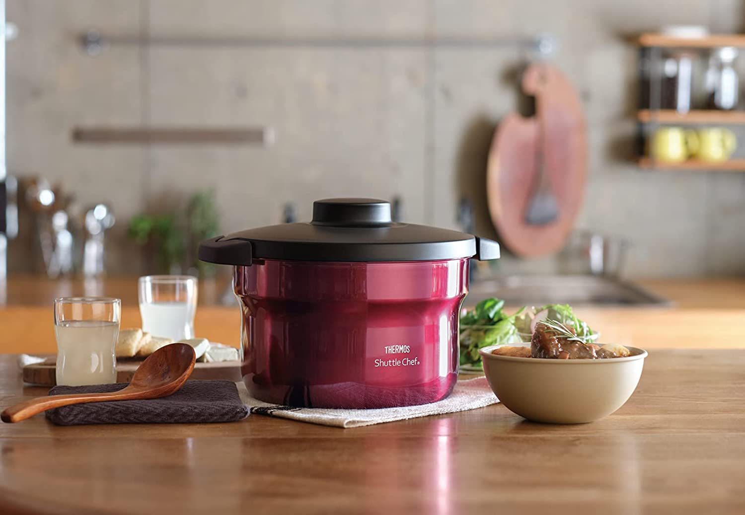 THERMOS - 膳魔師日本版 Shuttle Chef 真空保溫調理煲 燜燒鍋 燜燒煲 (4.3L 4-6人用 )【現貨|全港免運|平行進口】 - Premium Mall HK