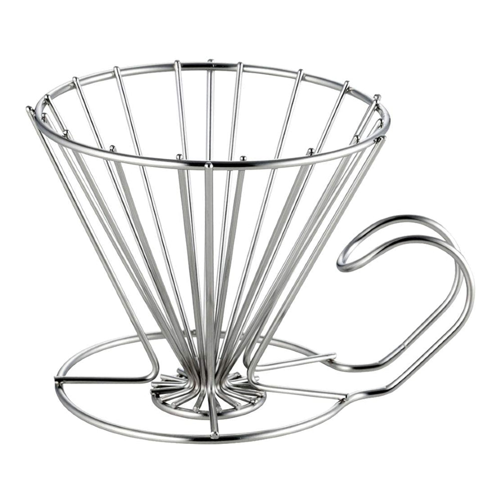 預訂|全港免運|KOGU - 咖啡考具 日本製不銹鋼濾杯 (2-6cups, 兼容扇型102濾紙/V60 02濾紙)【約10-15個工作日內寄出】