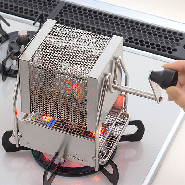 現貨|全港免運|KOGU - 咖啡考具 日本製旋轉式手搖烘豆機 咖啡焙豆器【平行進口】