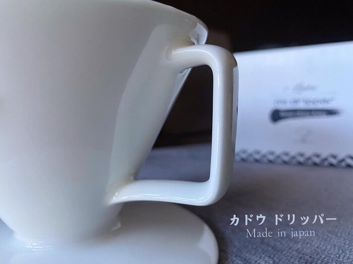 現貨|全港免運|珈堂KADOU - 星芒濾杯 骨瓷版 M1 Dripper 手沖咖啡陶瓷濾杯 (1-2杯)