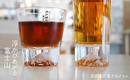 (現貨|全港免運) 日本製 田島硝子 (TAJIMA GLASS) EDO GLASS 江戶硝子 富士山玻璃杯 威士忌杯 木盒包裝 270ml (TG15-015-R)【香港行貨】 - Premium Mall HK
