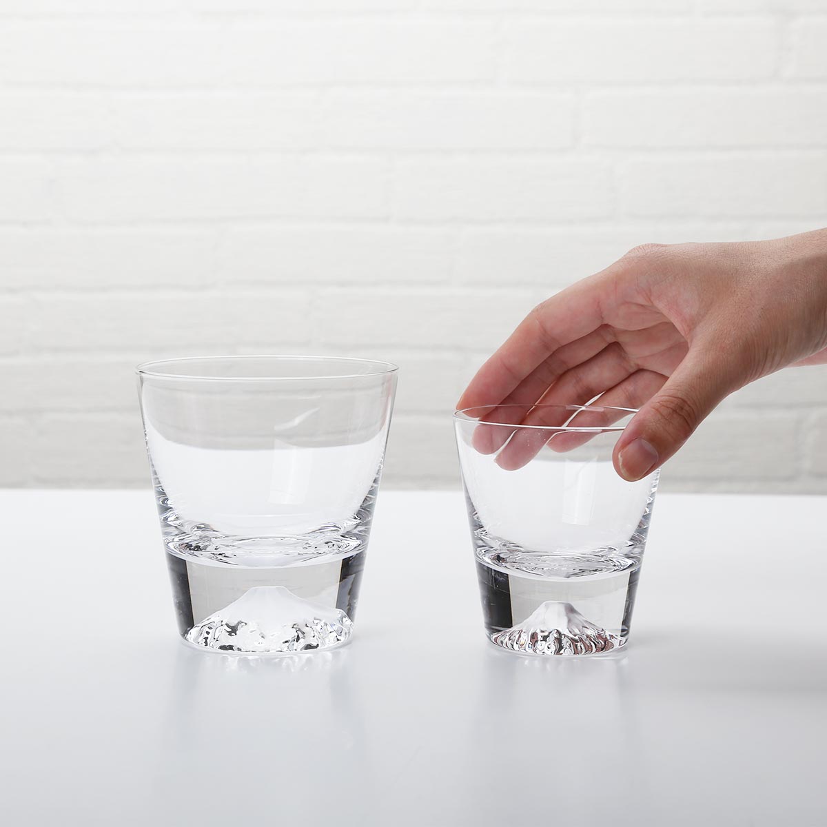 現貨|全港免運|田島硝子 - TAJIMA GLASS 富士山玻璃杯 威士忌酒杯 150ml (TG20-015-MR)|木盒包裝|EDO GLASS|附真品證書卡【平行進口】