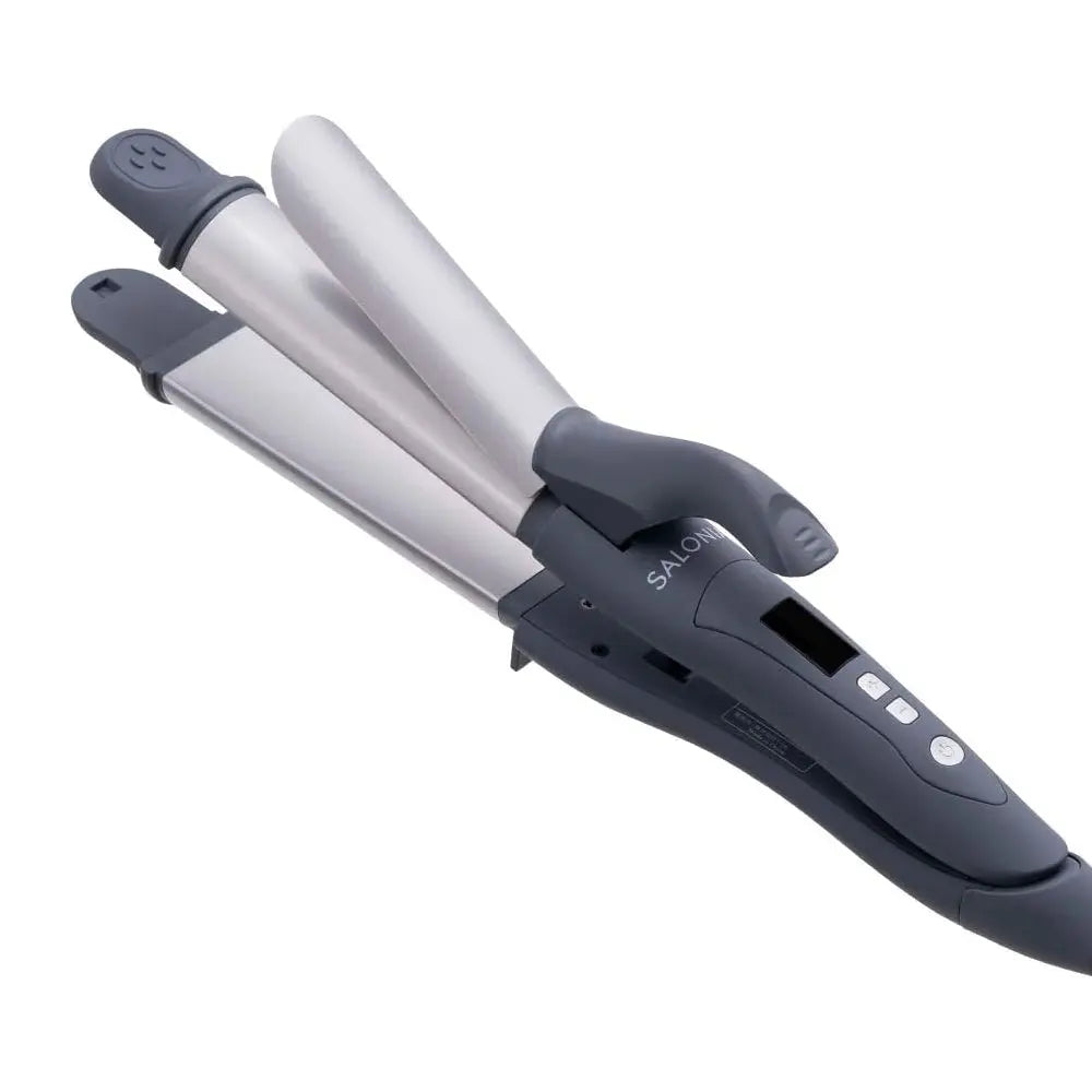 (預訂|全港免運) SALONIA 直髮曲捲髮兩用 電髮夾 2Way Straight & Curl Iron 旅行用品 (32mm)【約10-15個工作日內寄出】 - Premium Mall HK