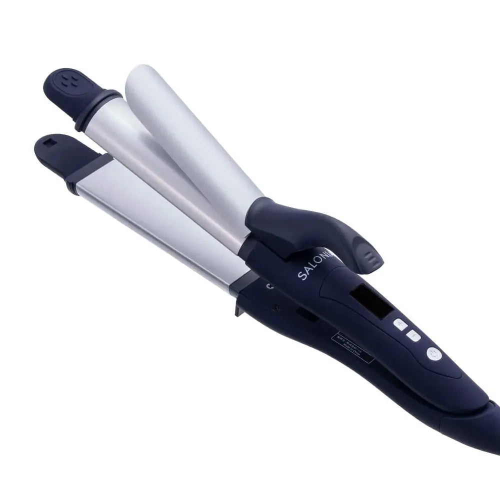 (預訂|全港免運) SALONIA 直髮曲捲髮兩用 電髮夾 2Way Straight & Curl Iron 旅行用品 (32mm)【約10-15個工作日內寄出】 - Premium Mall HK