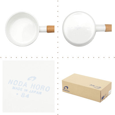 (預訂|全港免運) 野田琺瑯 Noda Horo 日本製 Couleur系列 天然木柄 琺瑯牛奶鍋單手鍋 0.7L/12cm (IH不對應)【約10-15個工作日內寄出】 - Premium Mall HK