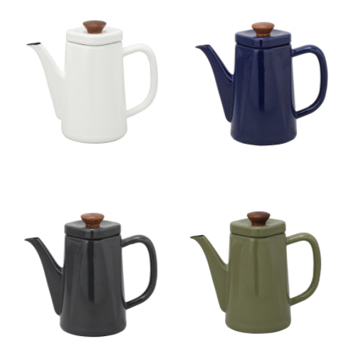 (預訂|全港免運) 野田琺瑯 Noda Horo 日本製 Anbi系列 琺瑯手沖壺 咖啡壺 1.2L (IH不對應)【約10-15個工作日內寄出】 - Premium Mall HK