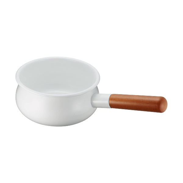 (預訂|全港免運) 野田琺瑯 Noda Horo 日本製 POCHKA系列 琺瑯牛奶鍋 連蓋 15cm/1.1L (IH100V,200V 對應)【約10-15個工作日內寄出】 - Premium Mall HK