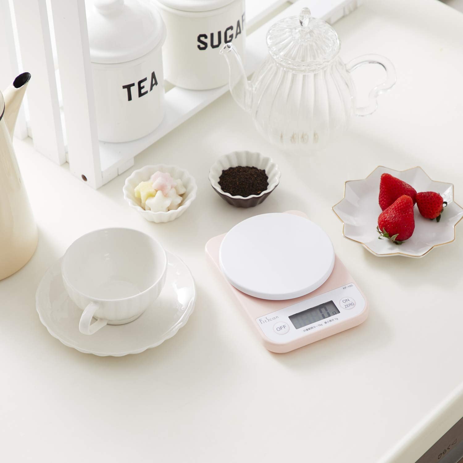 (預訂|全港免運) 日本 Tanita Fitscan 廚房電子磅 電子料理磅秤 1KG (KF-100)【約10-15個工作日內寄出】 - Premium Mall HK