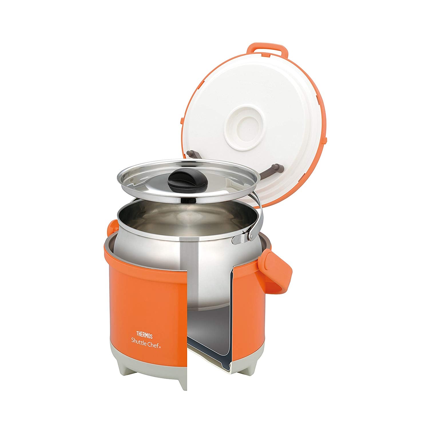 (預訂|全港免運) THERMOS 膳魔師 日本版 Shuttle Chef 有手提真空保溫調理煲 燜燒鍋 燜燒煲 3-5人用 3.0L RPE-3000【約10-15個工作日內寄出】 - Premium Mall HK