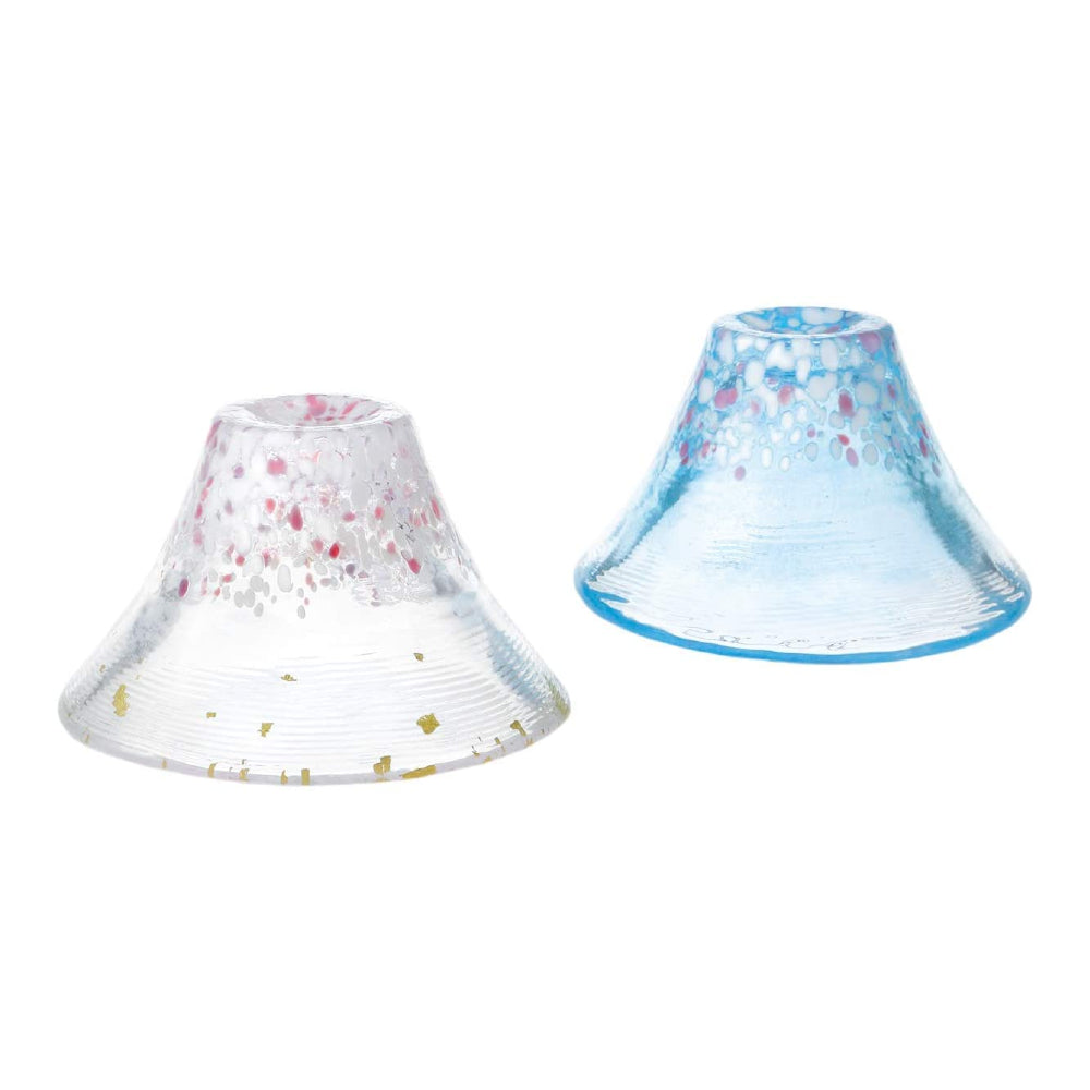 (預訂|全港免運) 日本製 東洋佐佐木 Toyo-Sasaki Glass 櫻富士山招福杯 清酒冷酒玻璃杯 (晴櫻&淡櫻 套裝 一套2隻 45ml)【約10-15個工作日內寄出】 - Premium Mall HK