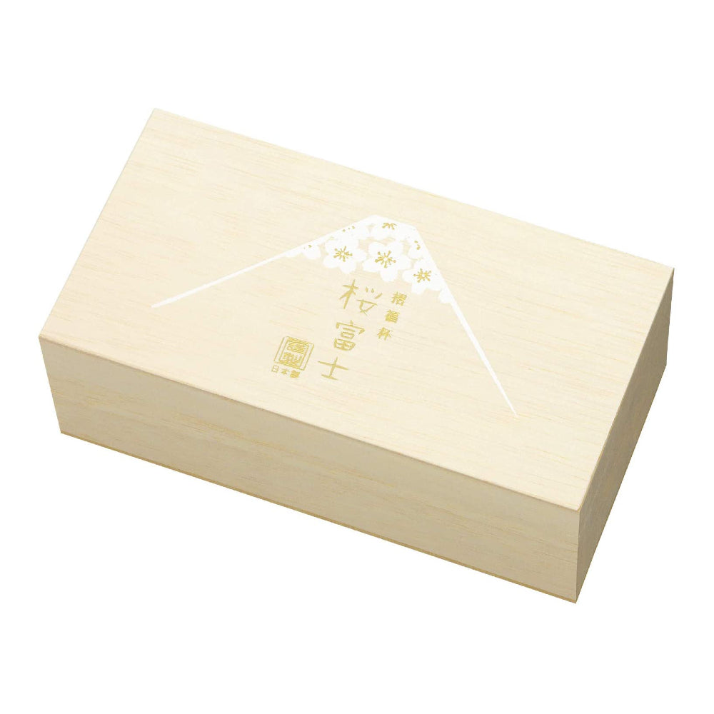 (預訂|全港免運) 日本製 東洋佐佐木 Toyo-Sasaki Glass 櫻富士山招福杯 清酒冷酒玻璃杯 (晴櫻&淡櫻 套裝 一套2隻 45ml)【約10-15個工作日內寄出】 - Premium Mall HK