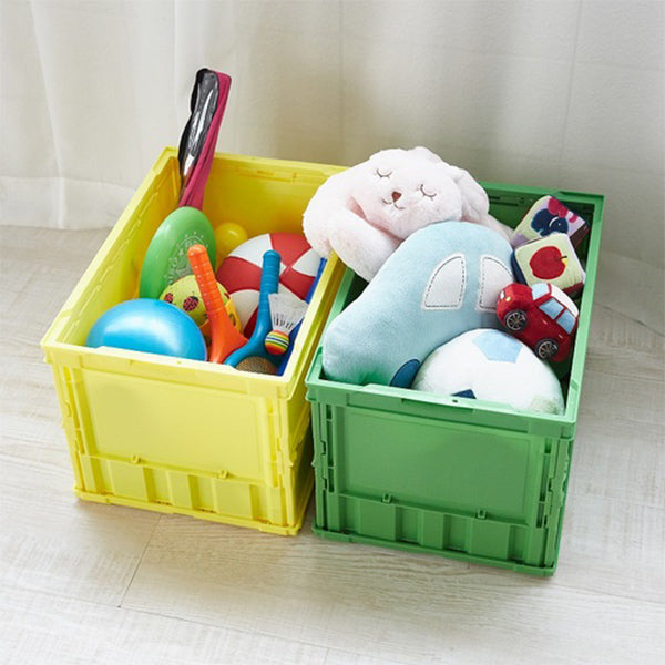 (預訂|全港免運) 日本製 TRUSCO 實色 薄身可摺疊慳位儲物箱 50L【約10-15個工作日內寄出】 - Premium Mall HK