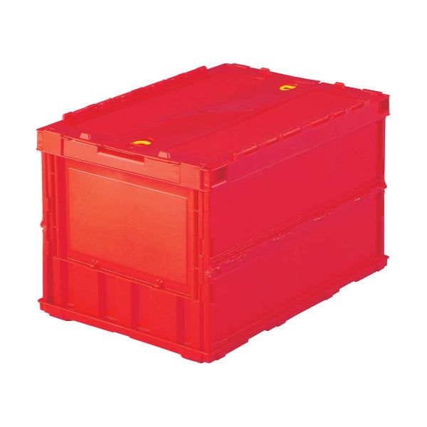 (預訂|全港免運) 日本製 TRUSCO 實色 薄身可摺疊慳位儲物箱 50L【約10-15個工作日內寄出】 - Premium Mall HK