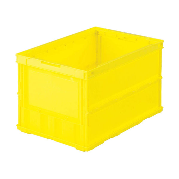 (預訂|全港免運) 日本製 TRUSCO 實色 薄身可摺疊慳位儲物箱 50L【約10-15個工作日內寄出】 - Premium Mall HK