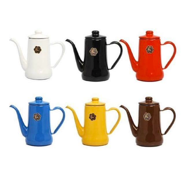 日本預訂|全港免運|月兔印 - TSUKI-USAGI 日本製 SLIM POT 琺瑯手沖壺 咖啡手沖壺 0.7L【約10-15個工作日內寄出】