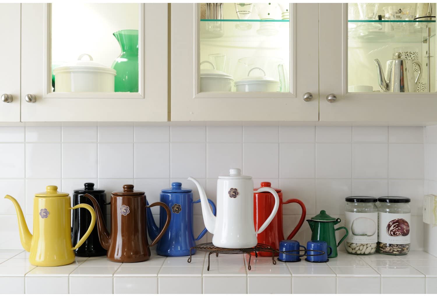 日本預訂|全港免運|月兔印 - TSUKI-USAGI 日本製 SLIM POT 琺瑯手沖壺 咖啡手沖壺 0.7L【約10-15個工作日內寄出】