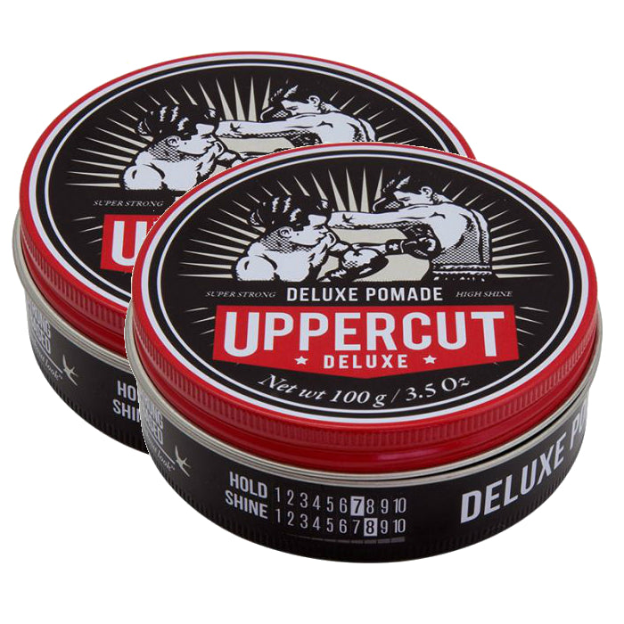 (現貨|全港免運) 澳洲製 UPPERCUT DELUXE 拳擊手 DELUXE POMADE 水性 皇牌髮蠟髮油 (100g/3.5oz) - Premium Mall HK